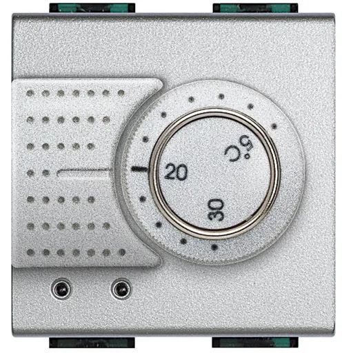 Termostat electronic de camera Bticino Living Light NT4441, argintiu