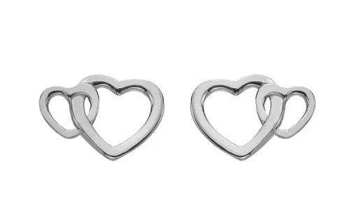 Hot Diamonds Cercei din argint cu inimă pentru mama Silver Whisper SWE006