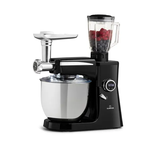 Klarstein Renata Rossa, robot de bucătărie, 3 în 1 2000 W / 2,7 PS, 10 litri, oțel inoxidabil, fără BPA