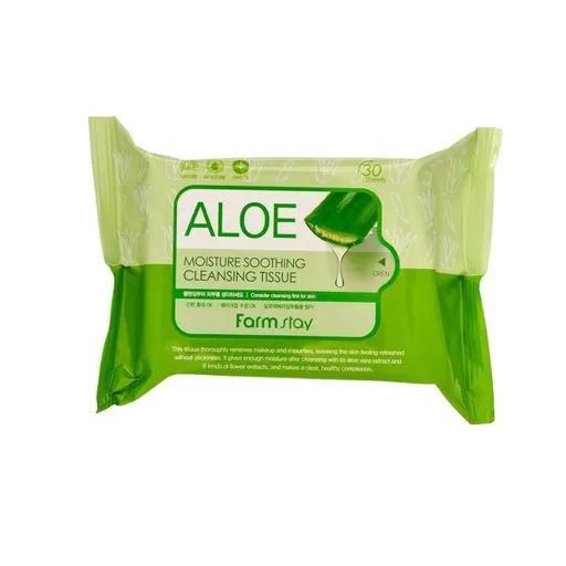 Servetele demachiante cu Aloe 30buc - FarmStay
