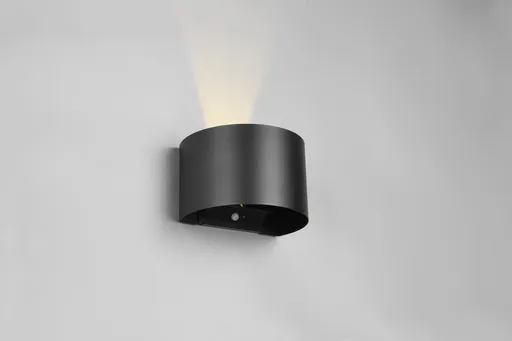 Aplica de perete pentru exterior Talent, RL, 16x11.5x10 cm, 0.5W, 2x SMD, metal, negru mat