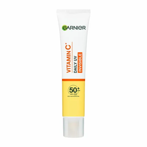 Garnier Fluid de protecție iluminator SPF 50+ Vitamina C (Daily UV Invisible) 40 ml