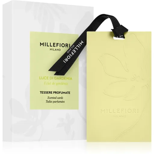 Millefiori Milano Laundry Luce Di Gardenia card parfumat 3 buc
