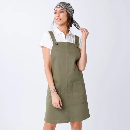 Rochie din denim cu lacăt