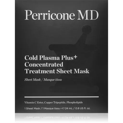 Perricone MD Cold Plasma Plus+ Treatment Sheet Mask mască textilă de îngrijire 1 buc