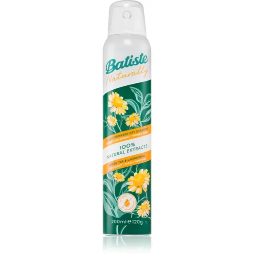 Batiste Naturally Green tea & Chamomile sampon uscat pentru a absorbi excesul de sebum 200 ml