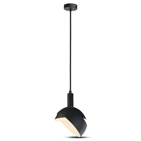 Pendul tavan soclu E14 - negru V-TAC SKU-3921