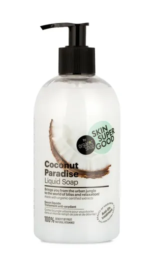Organic Shop Săpun lichid Paradisul nucii de cocos Skin Super Good (Liquid Soap) 500 ml