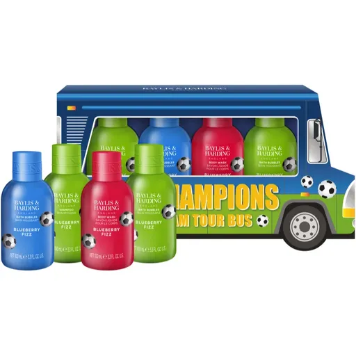 Baylis & Harding Football Team Tour Bus set cadou pentru copii parfum Blueberry Fizz
