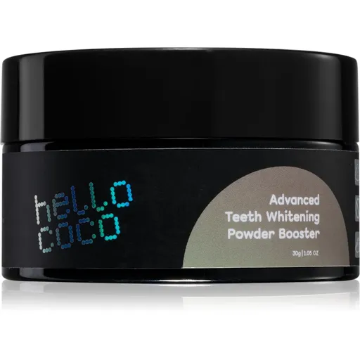 Hello Coco Advanced Whitening Powder Booster pudra pentru albirea dintilor 30 g