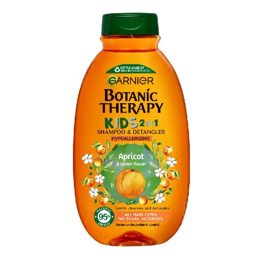 Garnier Șampon și balsam Botanic Therapy Apricot (Shampoo & Detangler) 400 ml