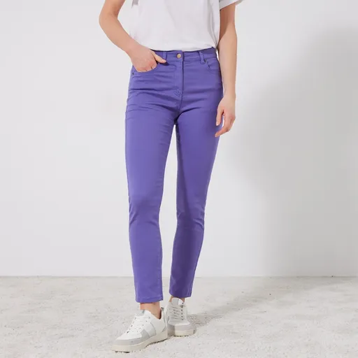 Pantaloni strâmți monocromi 7/8