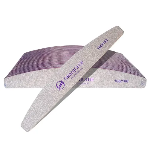 Pile Unghii Forma D Oranjollie 100/180, Set 25 buc