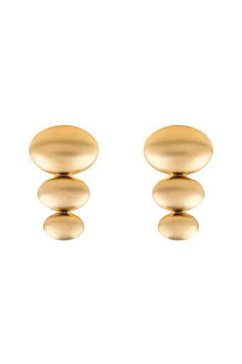 Marc Malone Cercei distinctivi placați cu aur Amelie Gold Earrings MCE250216G