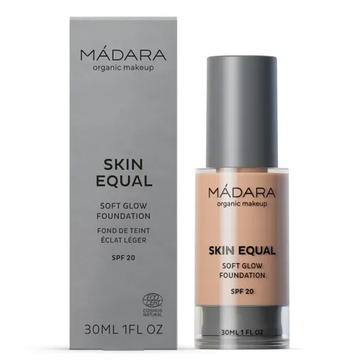 MÁDARA Machiaj lichid SPF 20 Skin Equal Soft Glow Foundation 30 ml 30 Rose Ivory