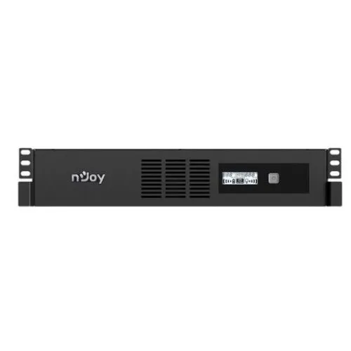 UPS nJoy Code 2000, 2000VA/1200W, LCD Display, Intrare: 1 x IEC-320 C14 Iesire: 8 x IEC-320 C13, Management, Reglaj Automat al UPLI-LI200CO-AZ01B