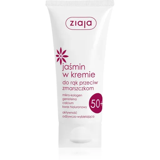 Ziaja Jasmine crema pentru reintinerire de maini 50+ 50 ml