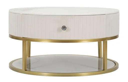 Mauro Ferretti Masuta De Cafea Montpellier, cm Ø 75X36 | Aosom Romania