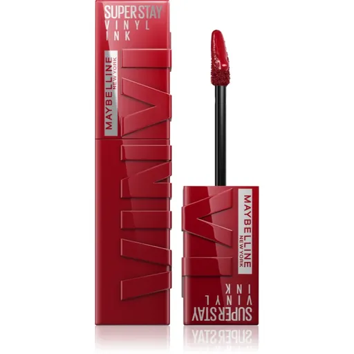 MAYBELLINE NEW YORK SuperStay Vinyl Ink Ruj de buze lichid, de lunga durata 10 LIPPY 4.2 ml