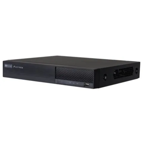 NVR 8 canale IP + 8 porturi POE Asytech VT-N1308HC-8P, 5 MP, H.265, PoE