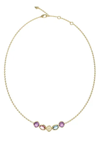 Guess Colier jucăuș cu cristale colorate Mamounia JUBN05569JWYGMCT/U