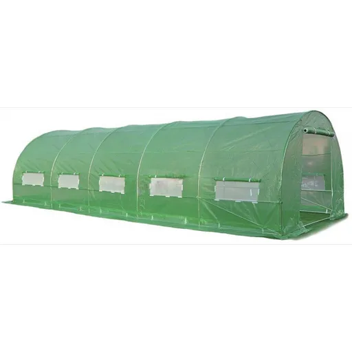 Solar gradina, legume, 8 x 3 x 2m, structura otel galvanizat, suprafata 24 mp