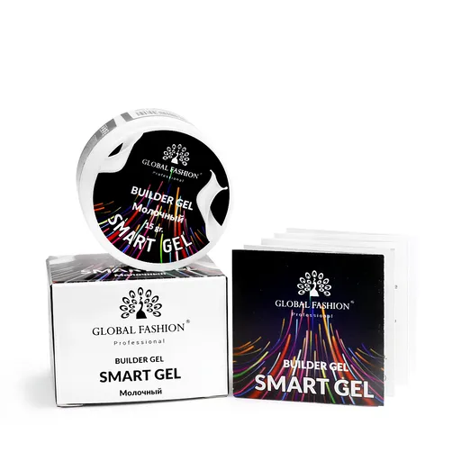 Gel Modelare Unghii Bifazic Smart Gel 15g, Alb laptos, TPO Free