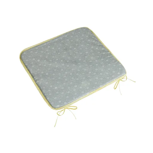 Bellatex Perna Adéla netedă cu flori gri, 40 x 40 cm