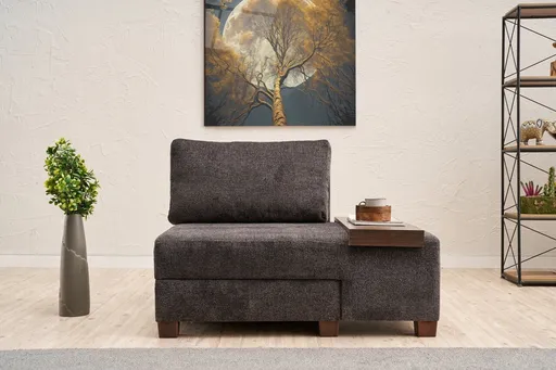 Fotoliu extensibil, Atelier del Sofa, 825BLC4709, Antracit