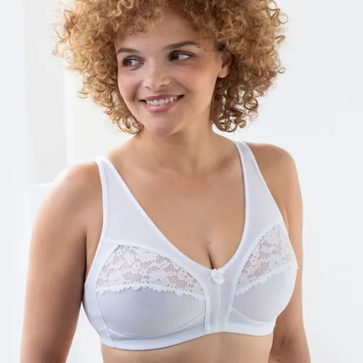 Sutien push-up din dantelă și tricot, fără armătură