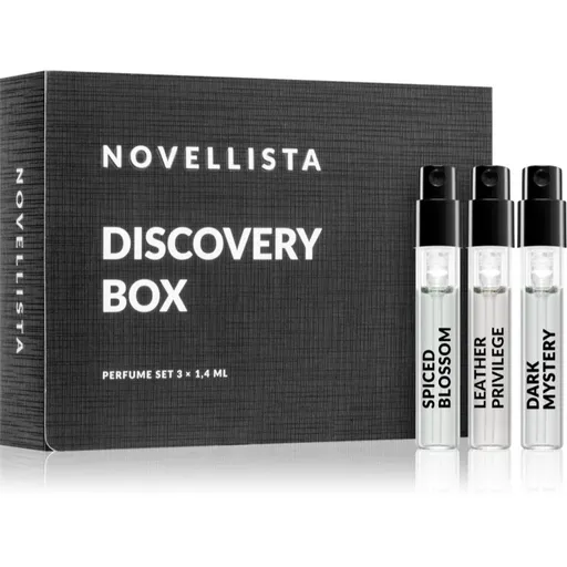 NOVELLISTA Discovery Box Black Edition By NOVELLISTA Eau de Parfum unisex 3x1.4 ml
