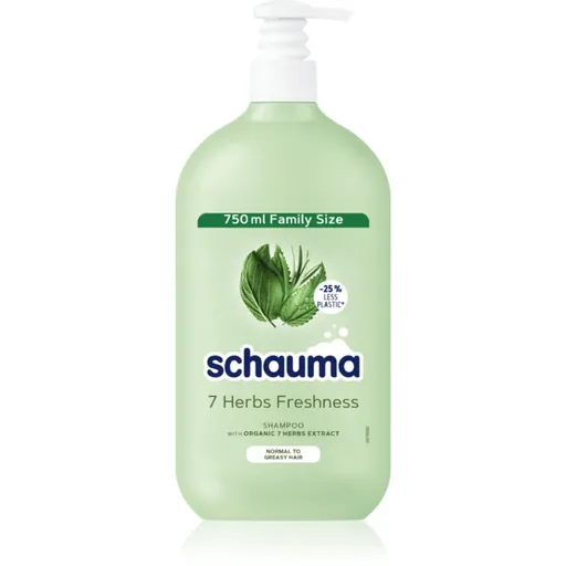 Schwarzkopf Schauma 7 Herbs sampon pe baza de plante pentru par normal spre gras 750 ml