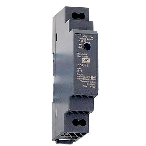 Convertor DC/DC 15W, 12V DC/1,25A, montare sina DIN MeanWell DDR-15G-12