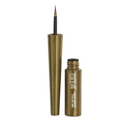 Make Up For Ever Liner de ochi lichid Aqua Resist Color Ink (Eyeliner) 2 ml 09 Khaki Twinkle