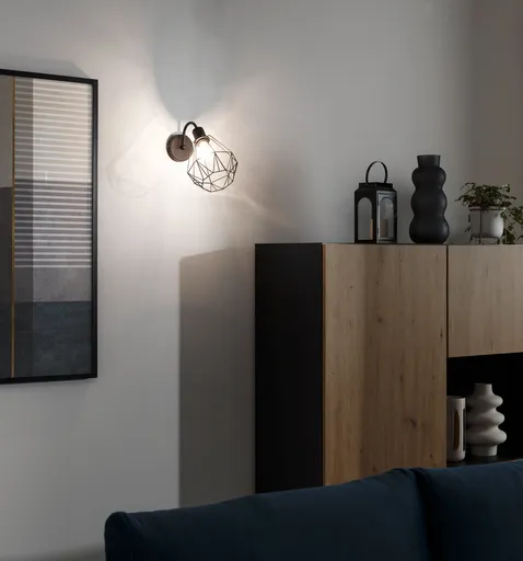 Aplica de perete ELTAP, Bendinni, 19x30x26 cm, 1xE27, 15W, otel, negru