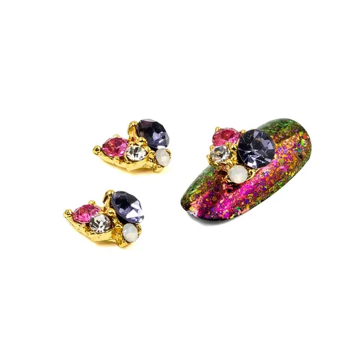 Cristale Unghii Multicolor Nr. 68, Set 3 buc