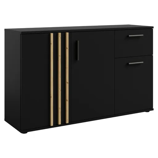 Comodă TOLIS 3D1S, negru, negru