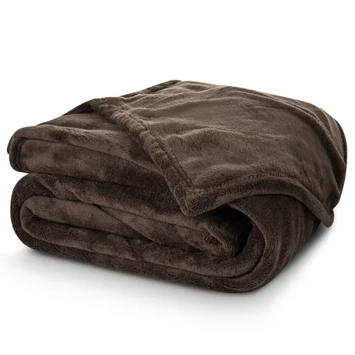 Carbotex Pătură din microfibră maro, 150 x 200 cm