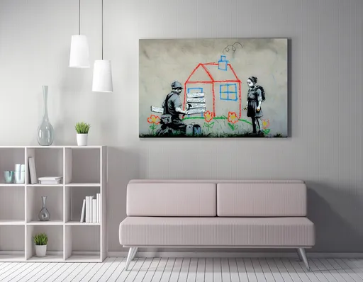 Tablou decorativ, WY139 (70 x 100), Canvas imprimat, Multicolor