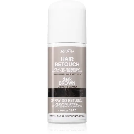 Joanna Hair Retouch Spray spray pentru acoperirea firelor albe Dark Brown 75 ml