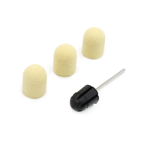 Suport + 3 Smirghel 13 x 19 mmm - 80 Set, Yellow