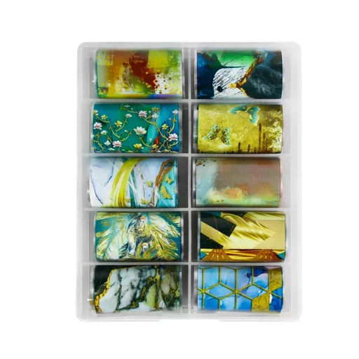 Folie de Transfer, Color Abstractie, Set 10 buc