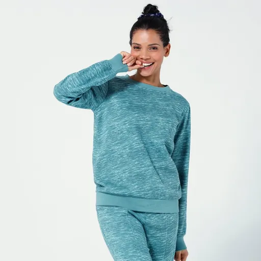 Hanorac molton periat, efect meliert