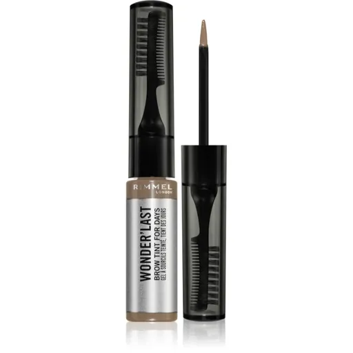 Rimmel Wonder'Last vopsea gel semipermanentă pentru sprâncene culoare 001 Blonde 4.5 ml
