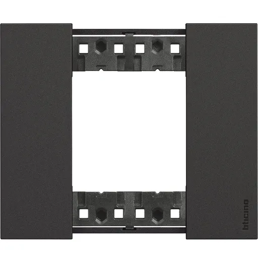Rama ornament 2 module Bticino Living Now KA4802KG, negru