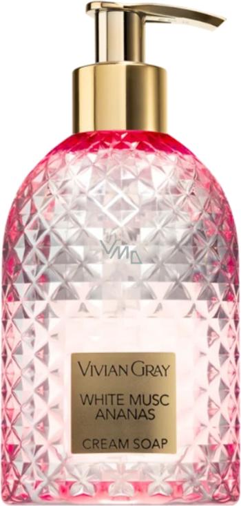 Vivian Gray Săpun lichid cu textură cremoasă pentru mâini White Musc & Ananas (Cream Soap) 300 ml