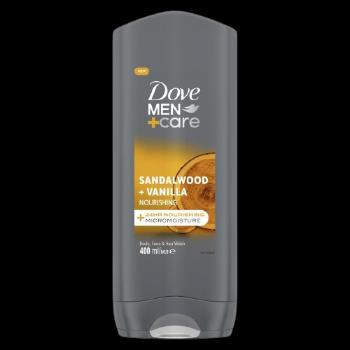 DOVE MEN+CARE Sandalwood&Vanilla, Sprchový gél 3v1 400 ml
