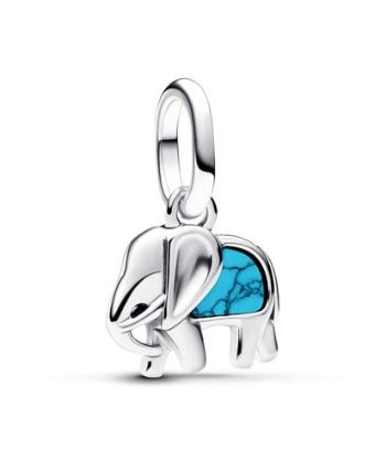 Pandora Mini pandantiv din argint Elefant turcoaz Me 793858C01