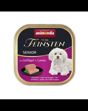 ANIMONDA Pate pentru caini vom Feinsten Senior pasare si miel 150 g