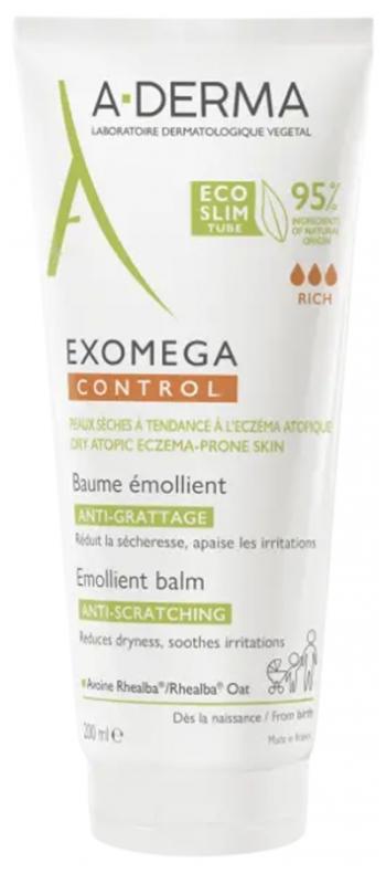 A-DERMA Balsam emolient pentru ten uscat predispus la eczeme atopice Exomega Control (Emollient Balsam) 200 ml